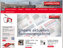 Tablet Screenshot of lamprechter.com